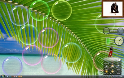 Windows Vista Bubble Screensaver